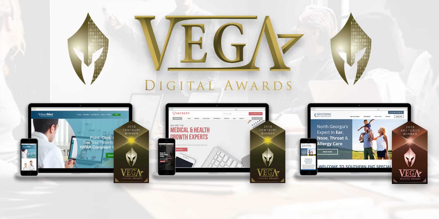 Healthcare Marketing Agency Wins 3X 2018 Vega Awards in Web Design