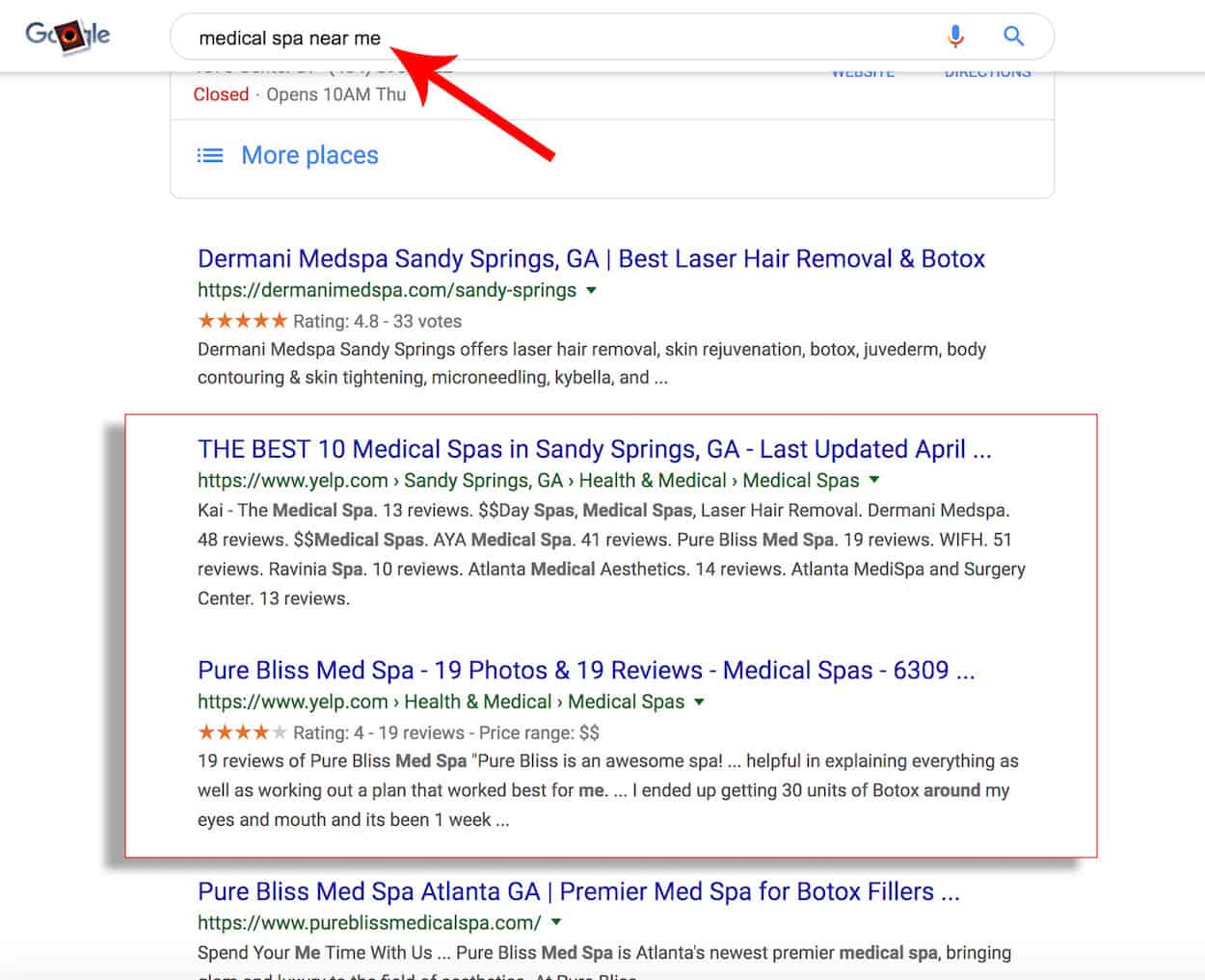 local seo online reviews