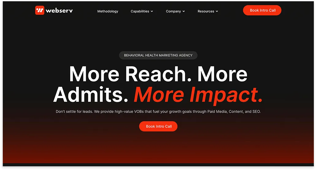 webserv above the fold
