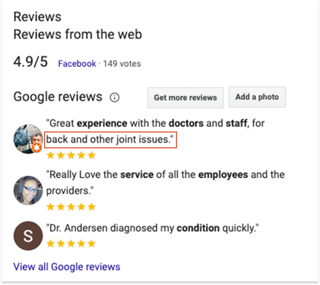 9 Biggest Healthcare Marketing Trends In 2026 With Examples 5 Online reviews from patients on google