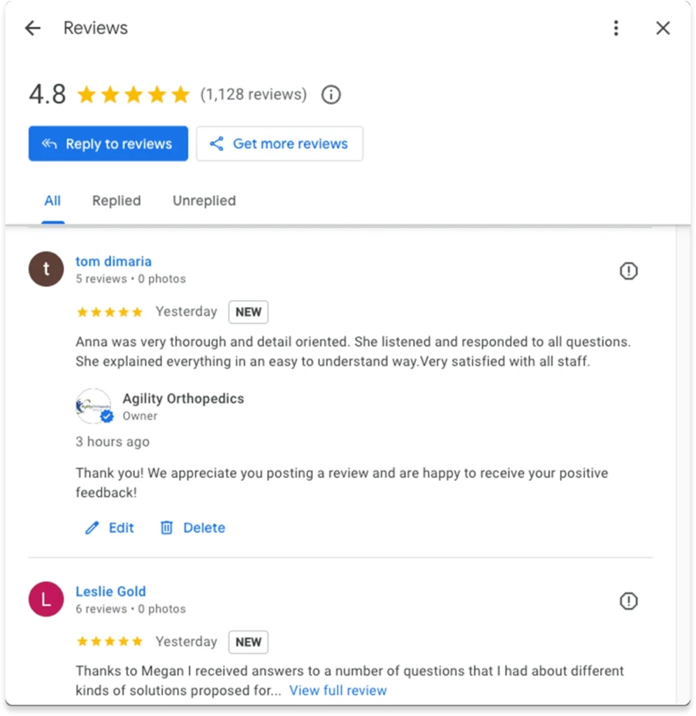 The Top Healthcare Marketing Strategies To Grow Your Organization (And Why They Matter) 4 Online google reviews